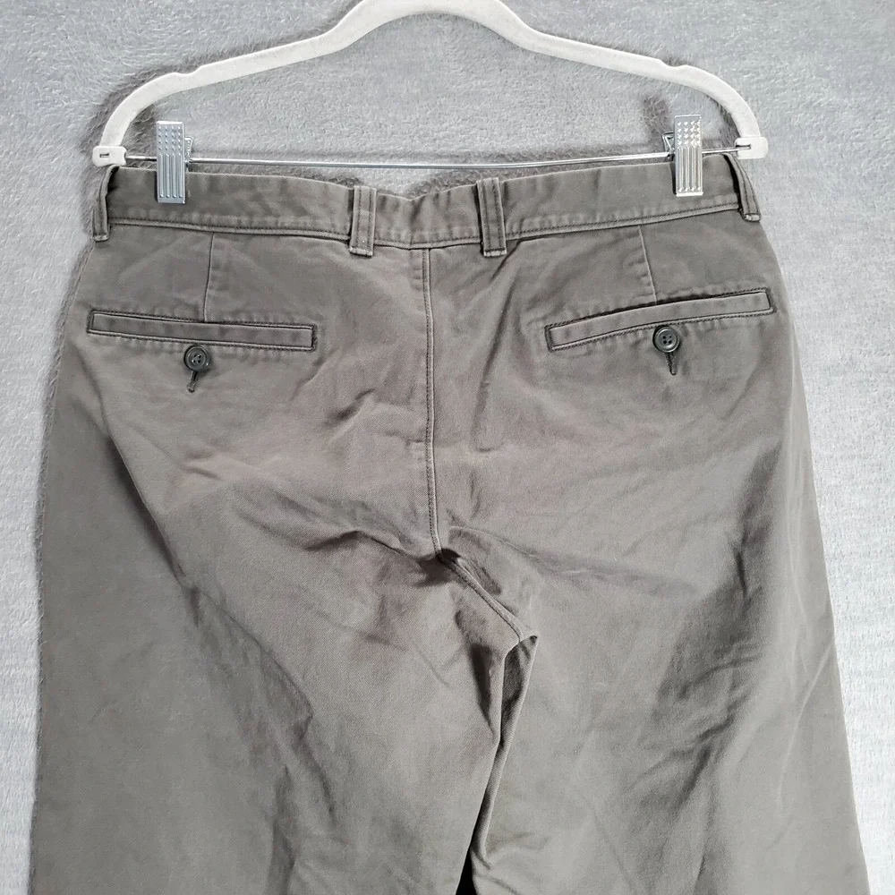 J Crew Men Jeans 31x30 Gray Chino‎ Essential Straight Mid Rise Pockets Casual